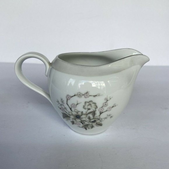 1950s Harmony House Fine China, Nannette, Dawn Grey Creamer and Sugar Bowl Set - Picture 4 of 9